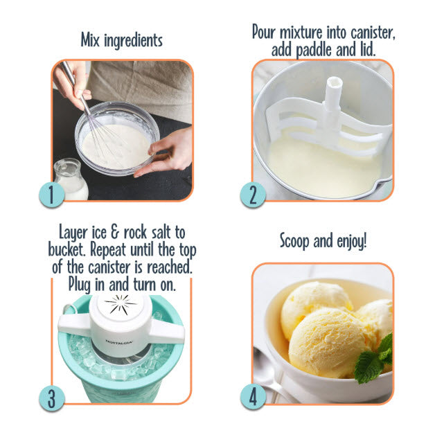4-Quart Electric Ice Cream Maker