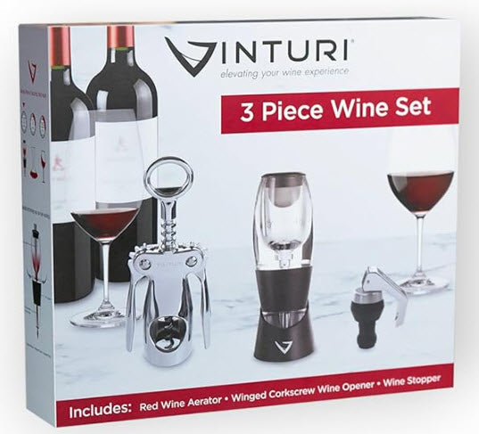Vinturi 3 Piece Wine Set