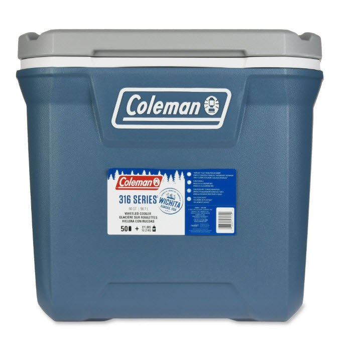 60-Quart Wheeled Cooler