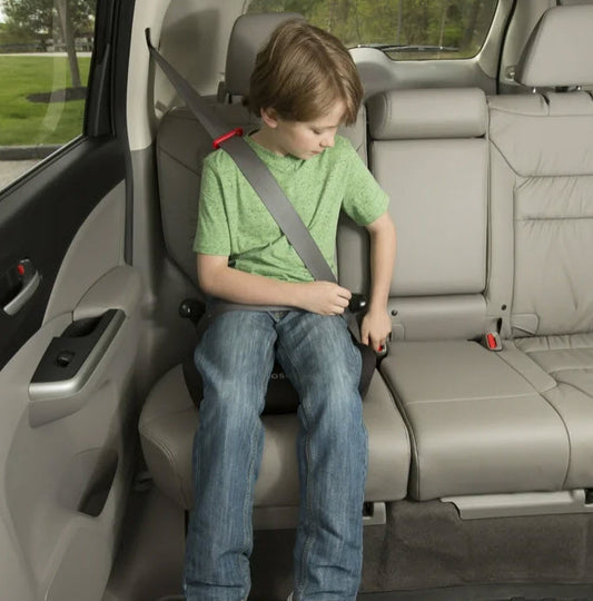 Backless Booster Seat – Easy Buckle, Travel Friendly