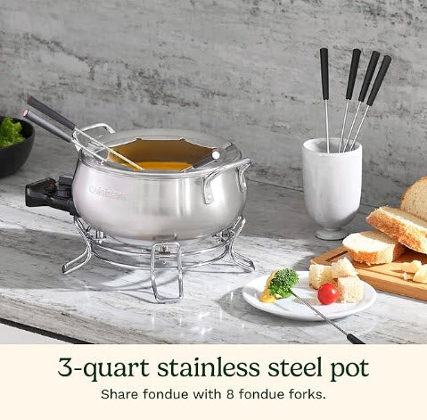 Electric Fondue Set – 3-Quart
